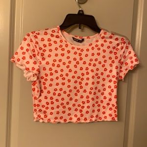 Floral crop top